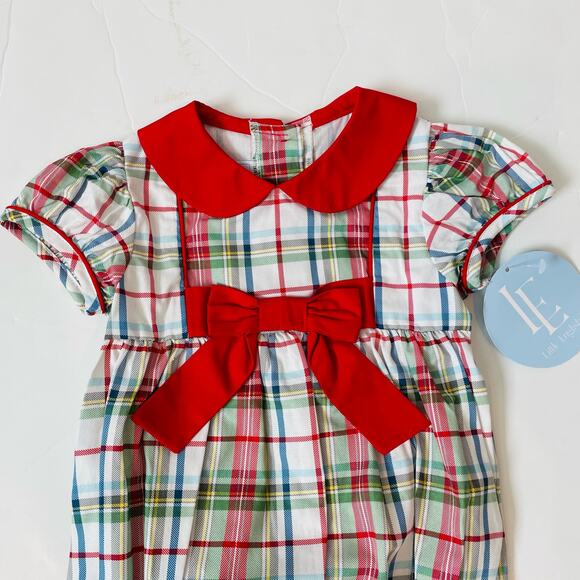 NWT Little English 3M Douglas Plaid Marisa Bubble - Picture 2 of 6